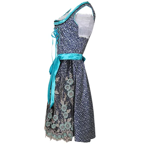 Damen Traditionelles Deutsches Oktoberfest Dirndl Kostüm Alpin Ethnisch Top Und Hose Aufführung Uniform Bayrische Tracht