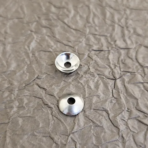 Embouts de Perles en Acier Inoxydable Calottes en Forme de Bol Accessoires de Bijoux DIY