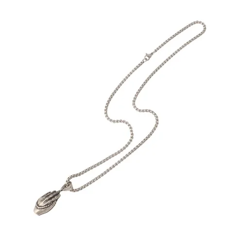 Heren Roestvrij Stalen Hanger Halsketting Gotisch Punk Hip Hop Gebed Hand Spartaanse Helm Anatomisch Hart Buddha Hoofd Sieraden