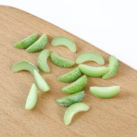 Miniature Simulation Melon Slices PVC Fake Food Models DIY Craft Food Play Miniature Accessories For Dollhouse Crafts