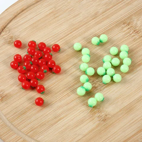 Miniature Simulation Cherry Tomato Mini Tomato Artificial Food PVC Craft DIY Play House Kitchen Food Props Miniature Toy