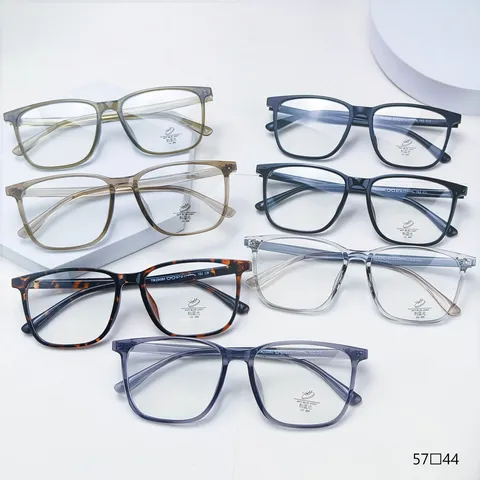 TR90 Retro Square Optical Glasses Frame Men Women Anti Blue Light Big Frame Eyewear Clear Lens Fashion Spectacles