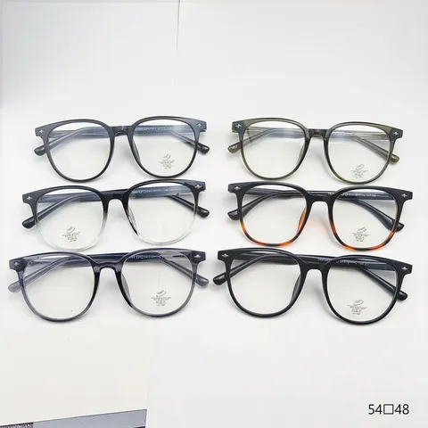 Unisex Σκελετός Γυαλιών TR90 Anti-Blue Light Μεγάλος Στρογγυλός Optikos Γυαλιά Clear Lens Fashion Myopia Spectacles