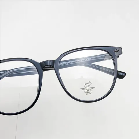 Unisex Σκελετός Γυαλιών TR90 Anti-Blue Light Μεγάλος Στρογγυλός Optikos Γυαλιά Clear Lens Fashion Myopia Spectacles