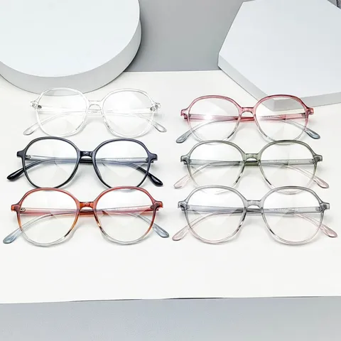 Anti Blue Light TR90 Eyeglass Frame Ultra Light Optical Spectacles Small Frame For Men Women Student Daily Wear Fashion