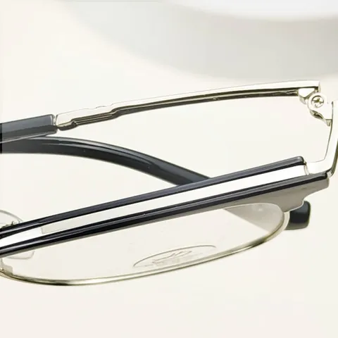 Anti-Blue Light Optical Glasses TR90 Metal Frame Retro Square Eyeglasses For Men Women