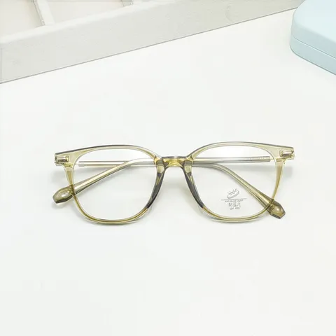 Ultra Light TR90 Anti Blue Light Optical Glasses Frame Retro Square Eyewear For Men Women Daily Commute