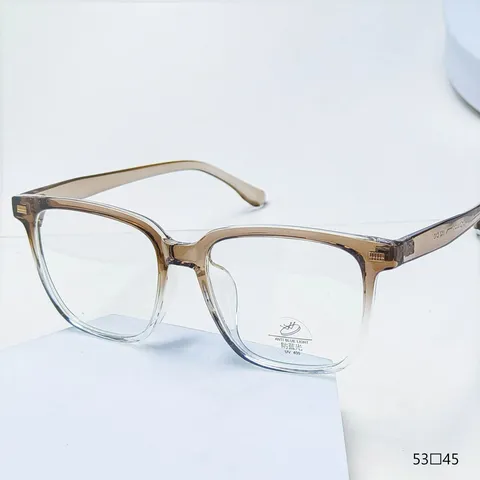 Unisex Retro Square TR90 Optical Glasses Anti Blue Light Clear Lens Big Frame Fashion Eyewear For Men Women