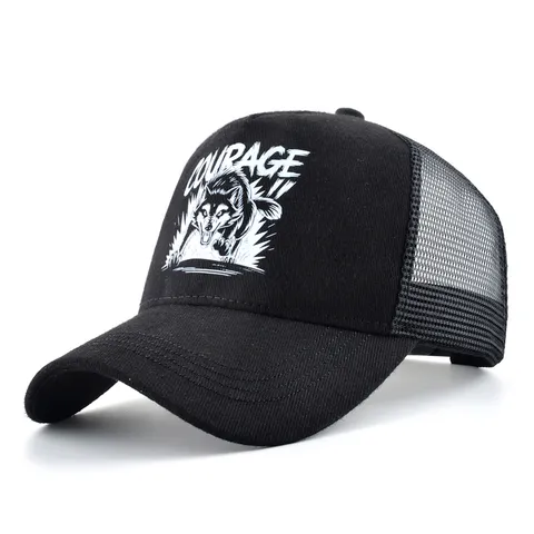 Casquette de Baseball Mesh Casual Unisexe Street Style Chapeau Trucker Imprimé Respirant Protection Solaire Sport Extérieur