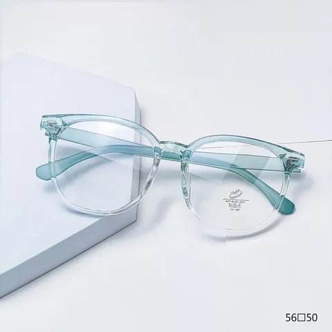 Retro Round TR90 Optical Glasses Frame Men Women Big Frame Anti-Blue Light Eyewear Clear Lens Spectacles