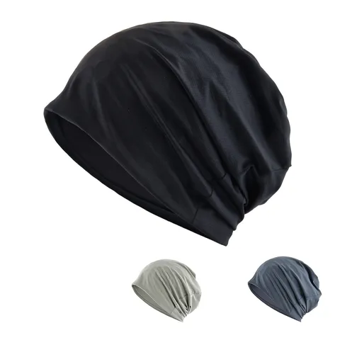 Bonnet Slouchy Fin Rafraîchissant Été Homme en Maille Respirante Séchage Rapide Sport Cyclisme Course Chapeau Foulard