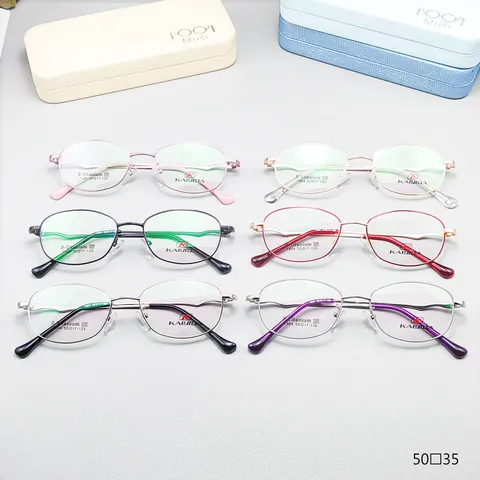 Classic Oval Metal Eyeglass Frames For Women Business Optical Glasses Retro Prescription Frame Eyewear