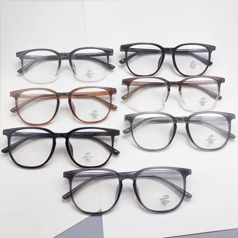 Vintage Large Frame TR90 Optical Glasses Frame Anti-Blue Light Eyewear For Women And Men Fashion Clear Lens Glasses