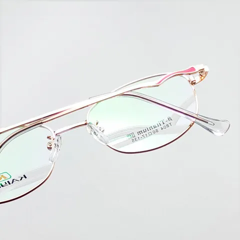 Classic Oval Metal Eyeglass Frames For Women Business Optical Glasses Retro Prescription Frame Eyewear