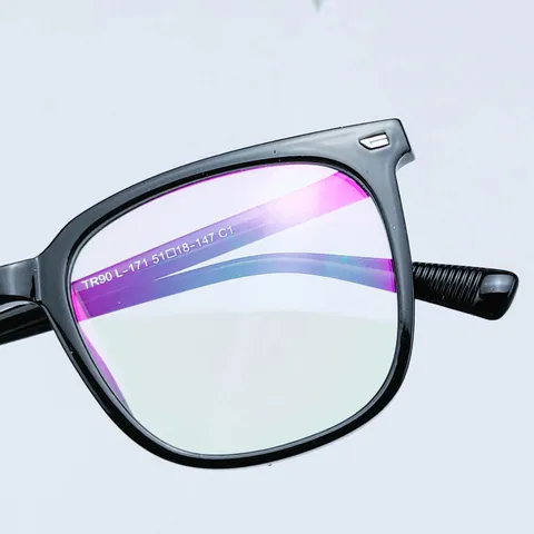 Retro TR90 Optical Glasses Frame For Men Women Lightweight Square Clear Eyewear Fashion Daily Decoration Frame