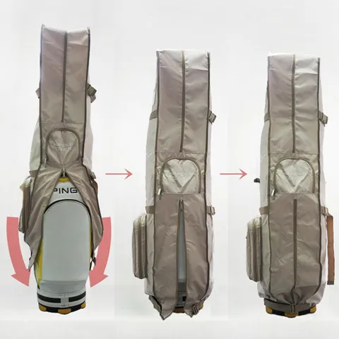 Housse de Voyage pour Sac de Golf en Polyester Imperméable Anti Poussière Anti Rayures Étui de Protection pour Club