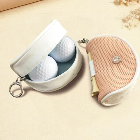 Koreanischer Stil Polyester Netz Golfballtasche Hüfttasche Outdoor Sport Aufbewahrung Zubehör Kompakt Koffer
