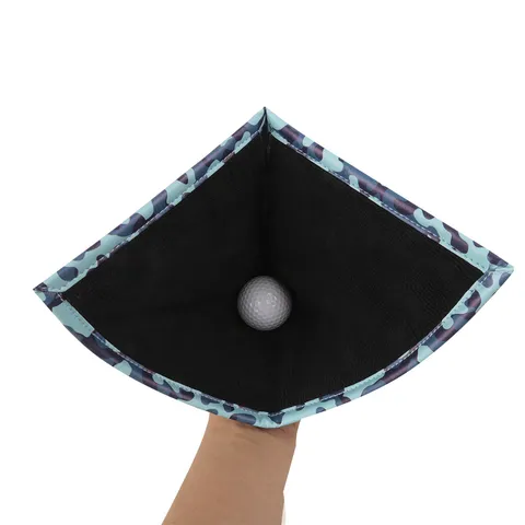 Korean Style Camouflage Golf Ball Cleaning Towel With Retractable Clip Polyester Golf Accessory For Outdoor Sports