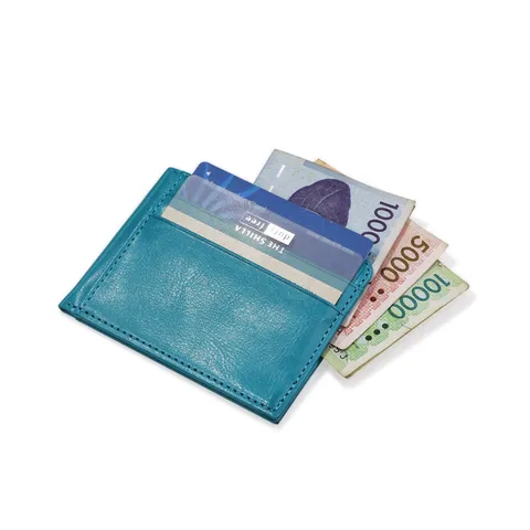 Koreanischer Stil Schlanker PU Leder Kartenhalter Geldbörse Für Damen Minimalistisches Leichtes Mini Kreditkartenetui Münzfach
