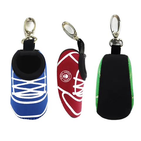 Pilamalleus Neopren Golfballtasche Mini Schuhform Tragbare Golf Hüfttasche Mit Haken Golf Zubehör Für Damen Herren