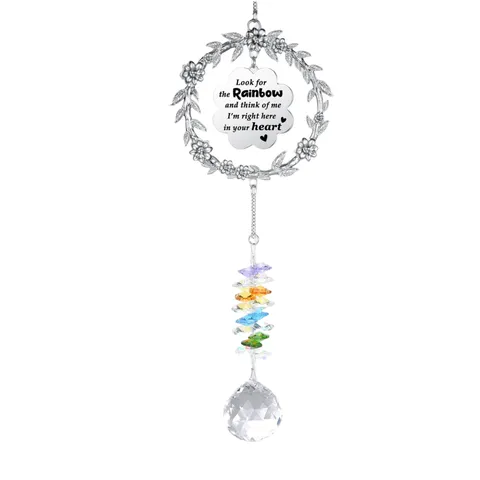 Acchiappasole in Cristallo Ghirlanda Ornamento Prisma in Cristallo K9 Decorazione Sospesa Regalo di Ringraziamento