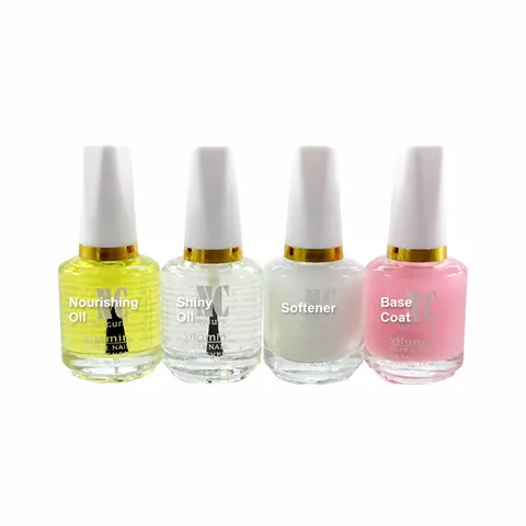 Nail Care Cuticle Softener Transparent Top Coat Nutrient Oil Calcium Base Coat Professional Manicure Liquid Set