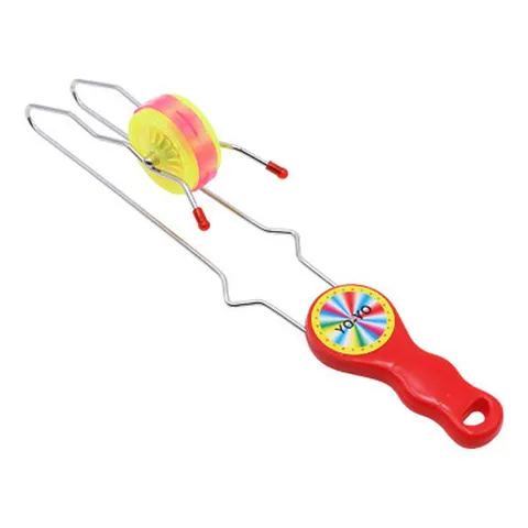 Bola Yo Yo Parpadeante Juguete Trompo Pista Mágica Luz LED Juguete Novedad Creativa Para Niños Entretenimiento