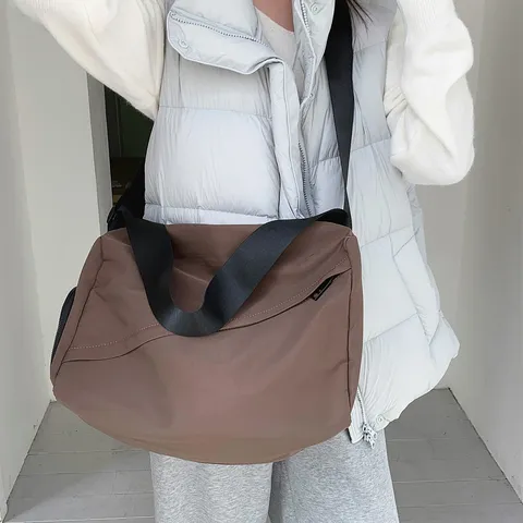 Japanese Casual Oxford Cloth Crossbody Bag Large Capacity Single Shoulder Tote Bag Women Fashion Commute Handbag