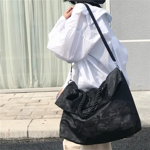 Γυναικείο Τσάντα Ωμού από Δέρμα PU Μεγάλης Χωρητικότητας Ρετρό Πτυσσόμενη Τσάντα Casual Μονόχρωμη Υφαντή Λαβή Τσάντα Χιαστί