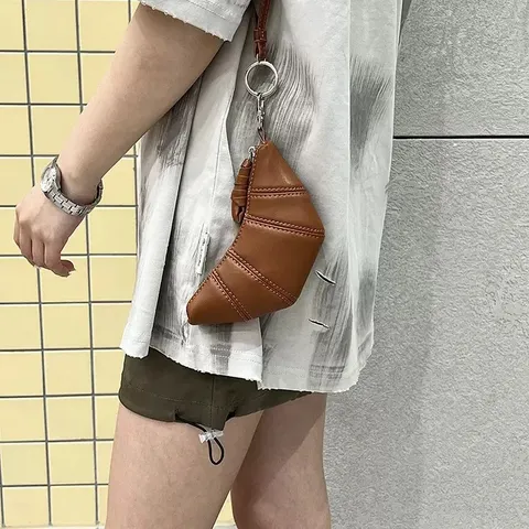 Women Soft Polyester Crossbody Bag Fashion Dumpling Shoulder Bag Minimalist Casual Crescent Pouch Purse Handbag