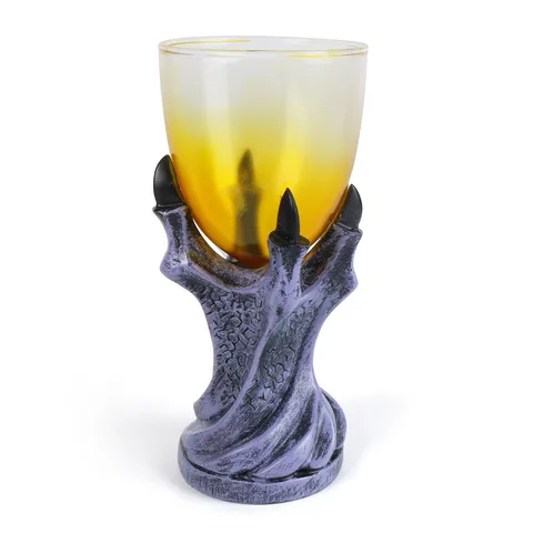 Resin Glass Dragon Claw Goblet Wine Glass Gothic Vintage Halloween Party Bar Drinkware Creative Skull Cup