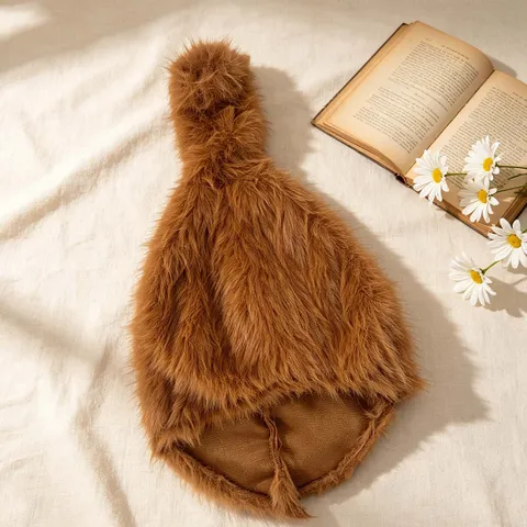 Abbigliamento per Oca da Portico a Forma di Mucca del Sottopiano in Tessuto Peluche Vestito da Oca per Statua da Giardino Decorazione per Cortile