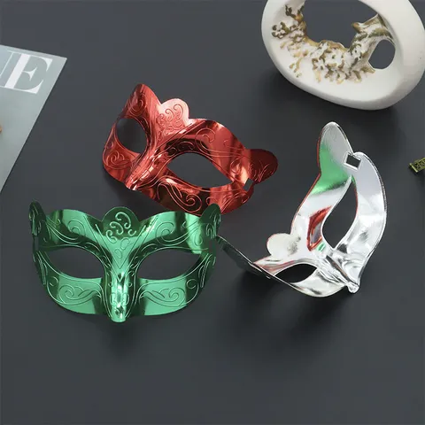 Electroplated Butterfly Masquerade Mask Half Face Eye Mask For Halloween Carnival Costume Party Women Men Party Props