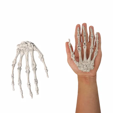 Halloween Plastic Skeleton Hands Decor Haunted House Horror Skeleton Claws Ornaments Prank Props Festive Party Decorations Accessories