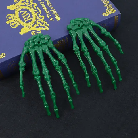 Halloween Plastic Skeleton Hands Decor Haunted House Horror Skeleton Claws Ornaments Prank Props Festive Party Decorations Accessories