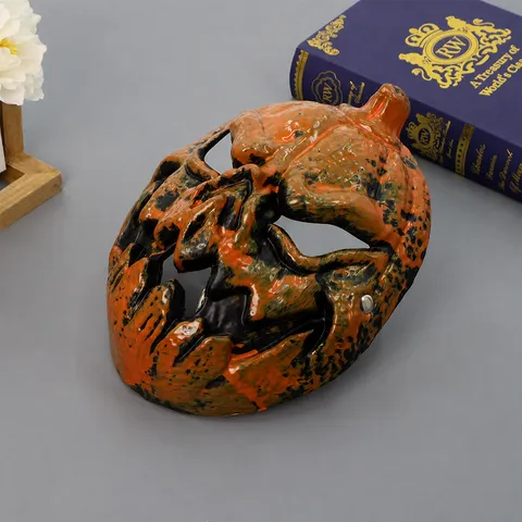 Halloween Horror Pumpkin Skull Mask PU Foam Full Face Mask For Carnival Masquerade Party Costume Props Festive Decoration
