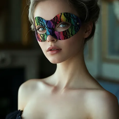 PVC Snake Pattern Lace Half Face Masquerade Mask For Halloween Carnival Bar Party Dress Up Costume Accessory Decoration