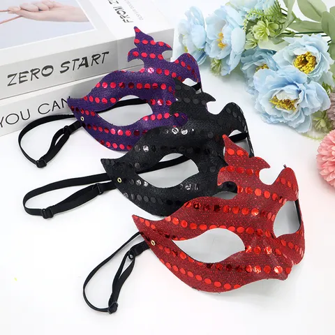 Halloween Maskerade Party Maske Pailletten Halbgesicht Augenmaske Kostüm Requisite Für Damen Herren Festival Karneval Party