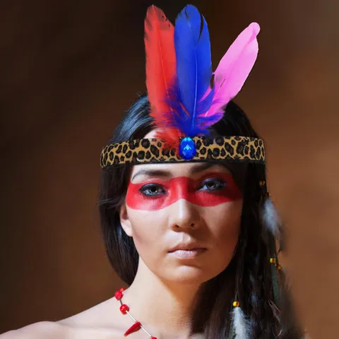 Leopardenmuster Feder Stirnband Für Erwachsene Indianer Stil Strass Pailletten Haarband Festival Party Kostüm Kopfschmuck