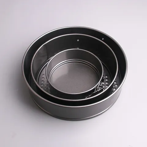 Carbon Steel Springform Cake Pan Set Non Stick Cheesecake Pan With Removable Bottom And Latch Baking Tools For Kitchen