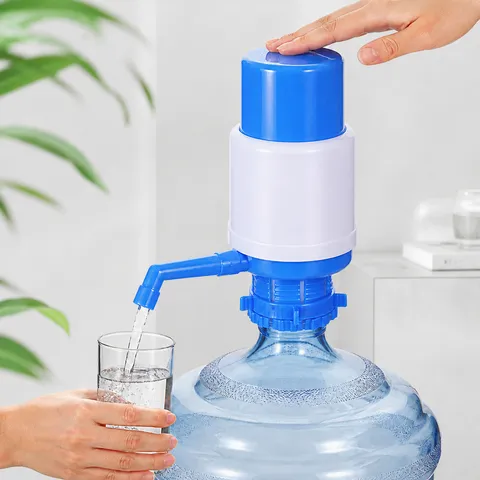 Manual Bottled Water Pump Press Type Drinking Water Dispenser Hand Press Pump For Standard Water Bottles Household Kitchen