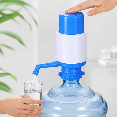 Manual Press Bottled Water Pump Plastic Drinking Water Dispenser Hand Press Pump For Home Office Outdoor Use