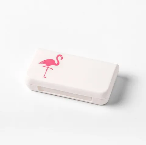 Portable Travel Pill Box 3-Compartment Mini Medicine Organizer Plastic Daily Vitamin Case Pill Container