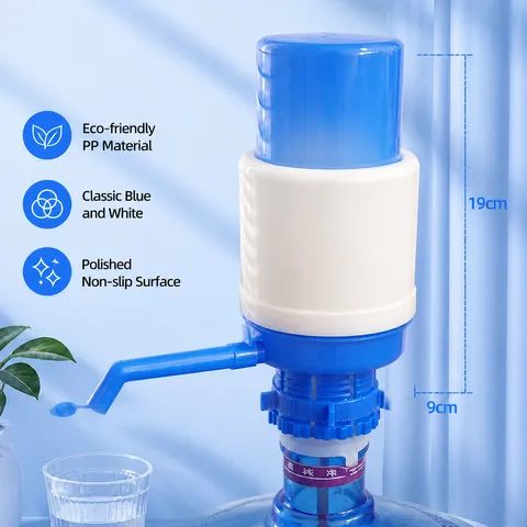 Manual Press Water Pump Portable Bottled Water Dispenser For Home Office Drinking Water Hand Pump Plastic Extractor