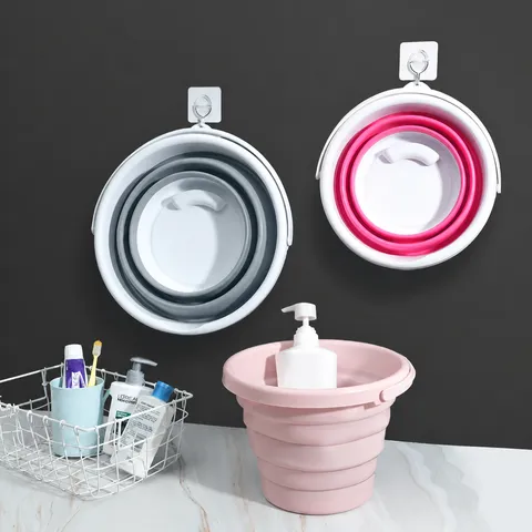 Household Portable Folding Plastic Collapsible Water Bucket For Car Wash Fishing Outdoor Travel Camping Storage