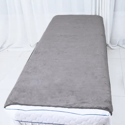 Microfiber Beauty Salon Bed Sheet With Face Hole Towel Spa Massage Table Cover Solid Color Soft Absorbent Towel