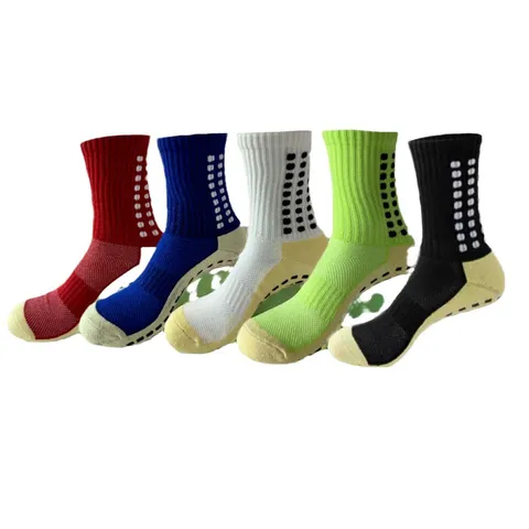 Professional Soccer Grip Socks Mid Tube Athletic Sports Training Socks Thickened Towel Bottom Anti Slip Football Socks For Men And Women
