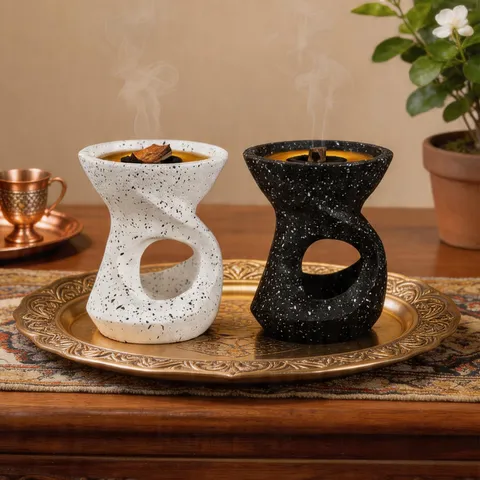 Modern Creative Resin Hole Incense Burner Aromatherapy Stove Middle Eastern Arabic Style Home Decor Incense Holder