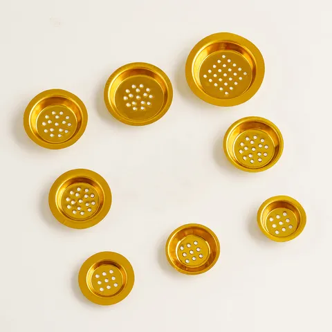 Metal Incense Burner Gasket Censer Cup Accessories Hollowed Out Hardware Parts For Home And Office Decor