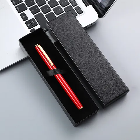 Metal Signature Pen Gift Box Set Business Office Rollerball Neutral Pen Stationery